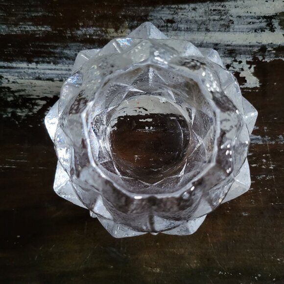 Vtg Orrefors Artichoke Nimbus Candle Holder Berit Johansson Design 70s Sweden - Picture 4 of 5